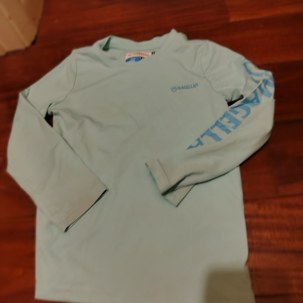 Magellan Outdoors Kids Aqua Long Sleeve Tee